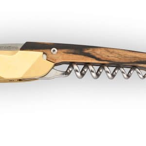 NINA, sommelier tire-bouchon or 24 carats et ébène royal